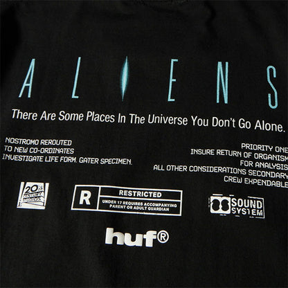 Huf x Alien Xenomorph T-Shirt Black