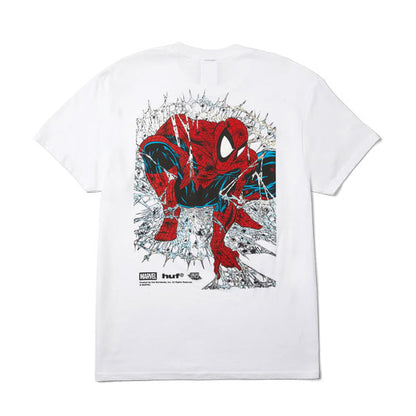 Huf x Spiderman Arachnight Short Sleeve T-Shirt White