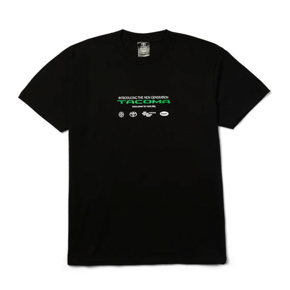Huf x Toyota New Generation T-Shirt Black