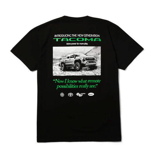 Huf x Toyota New Generation T-Shirt Black