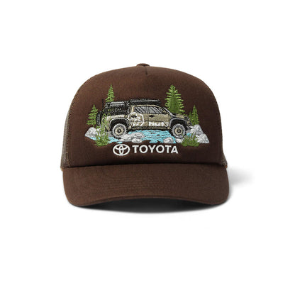 Huf x Toyota Tacoma Trucker Hat Chocolate