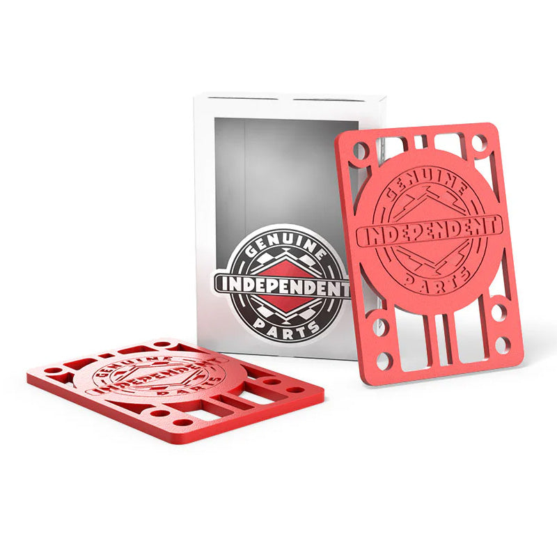 Independent 1/8" Riser - Red