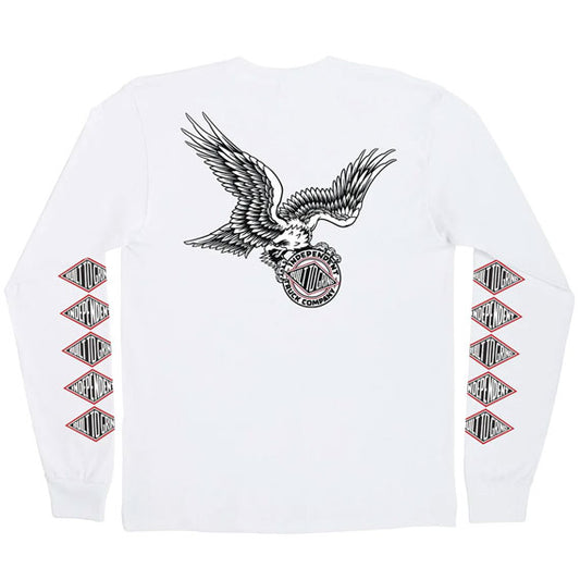 Independent BTG Eagle Long Sleeve T-Shirt - White
