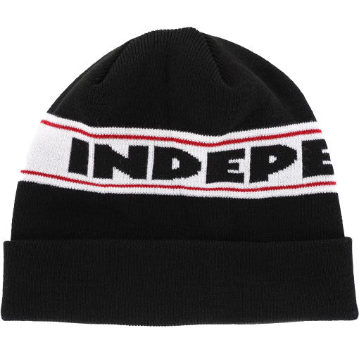 Independent Bar Logo Beanie Black