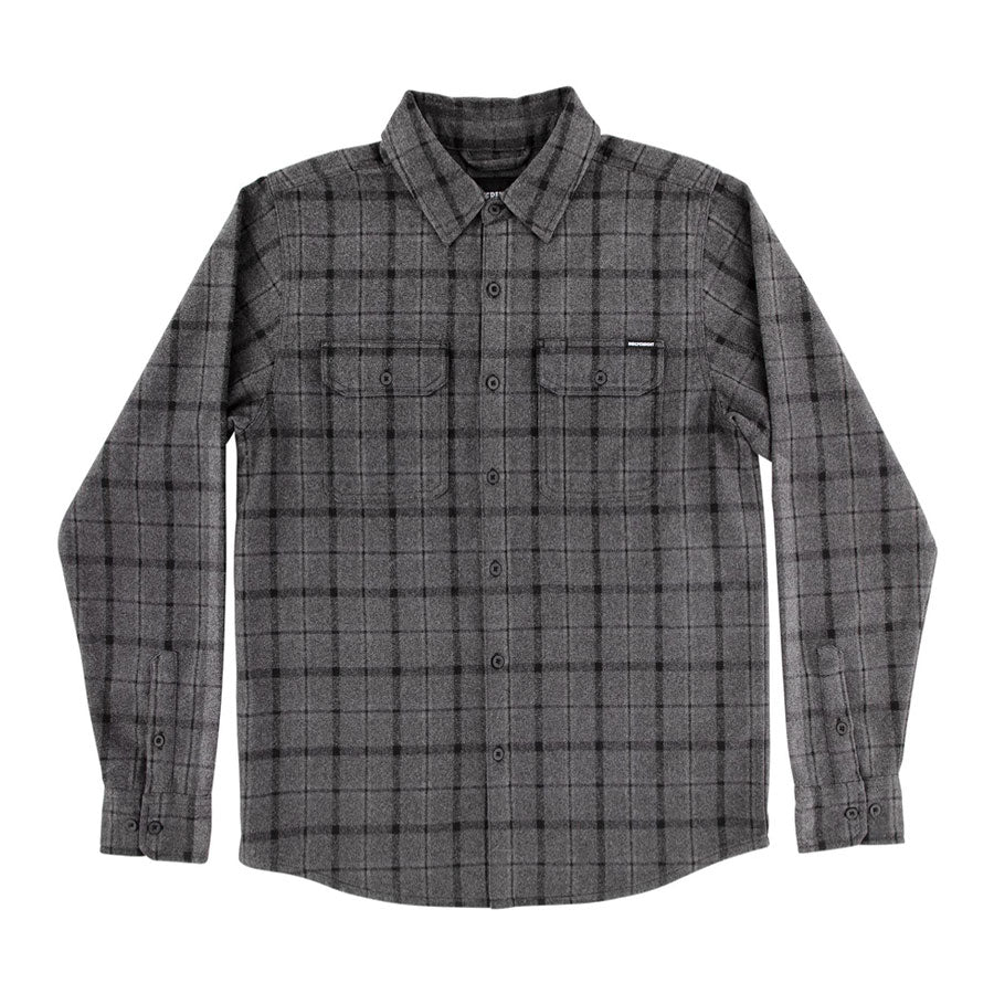 Independent Belmont Long Sleeve Flannel Black/Grey