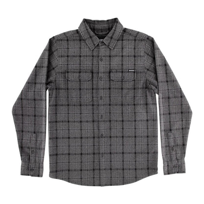 Independent Belmont Long Sleeve Flannel Black/Grey