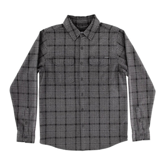 Independent Belmont Long Sleeve Flannel Black/Grey