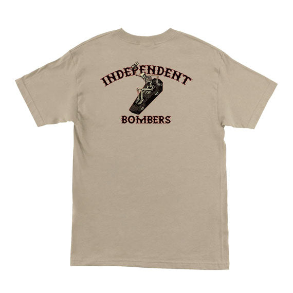 Independent Bombers T-Shirt - Sand