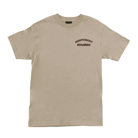 Independent Bombers T-Shirt - Sand