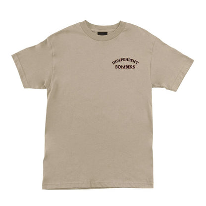 Independent Bombers T-Shirt - Sand