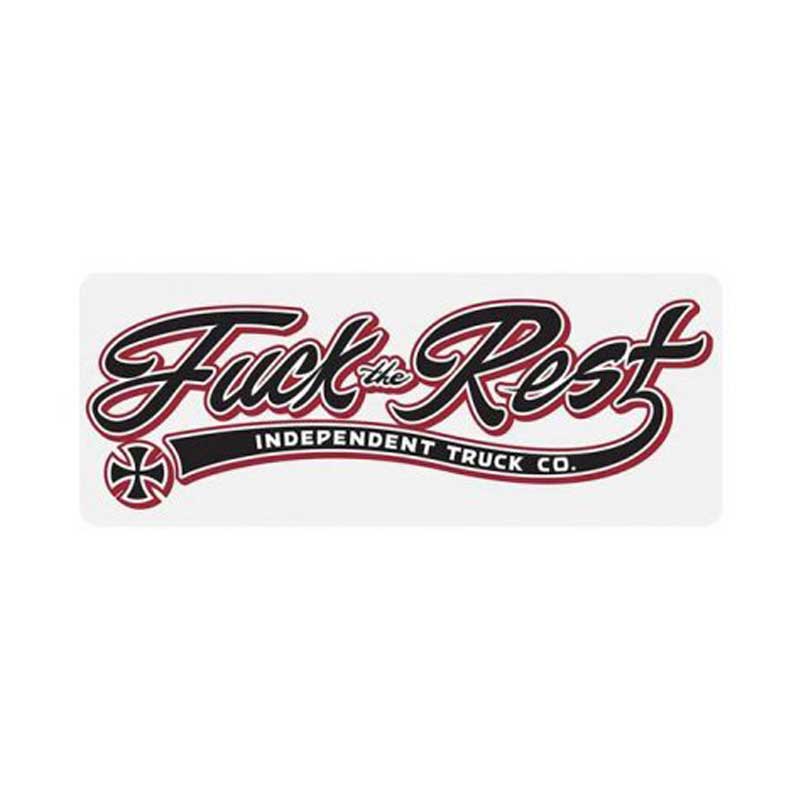 Independent FTR Script 8.25in Sticker