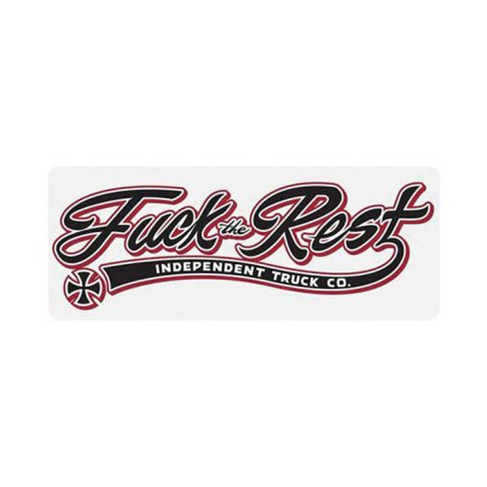 Independent FTR Script 8.25in Sticker