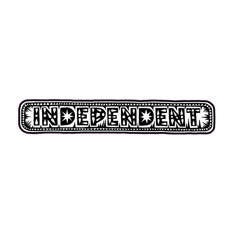 Independent Husky Bar Black/White 8in Sticker