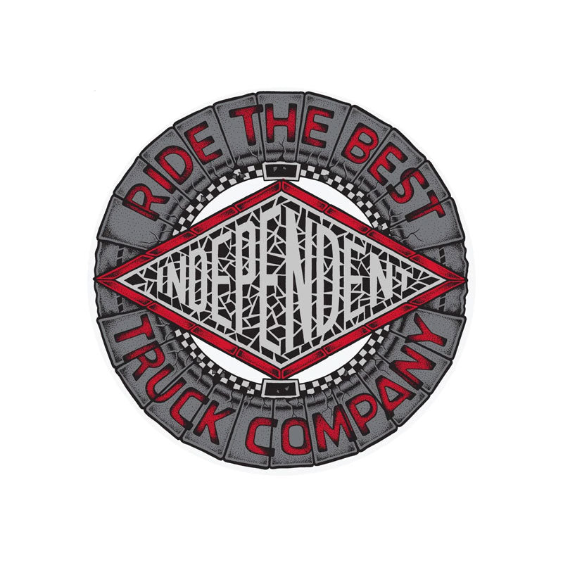 Independent Mako Tile 5in Sticker