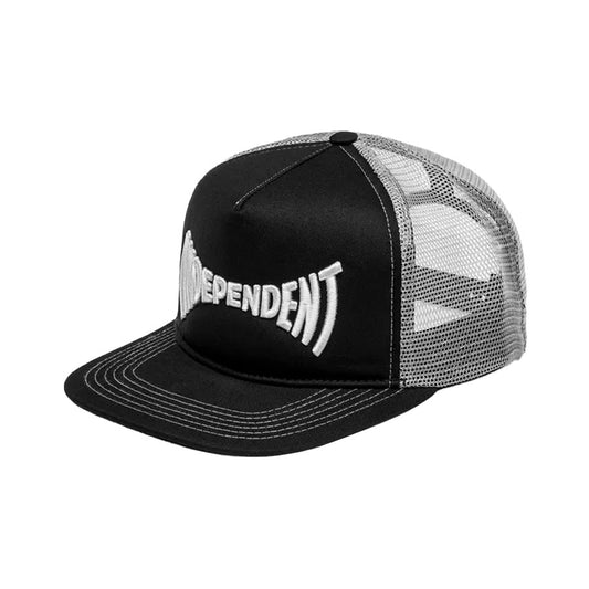 Independent Mesh Trucker Span - Black/Grey