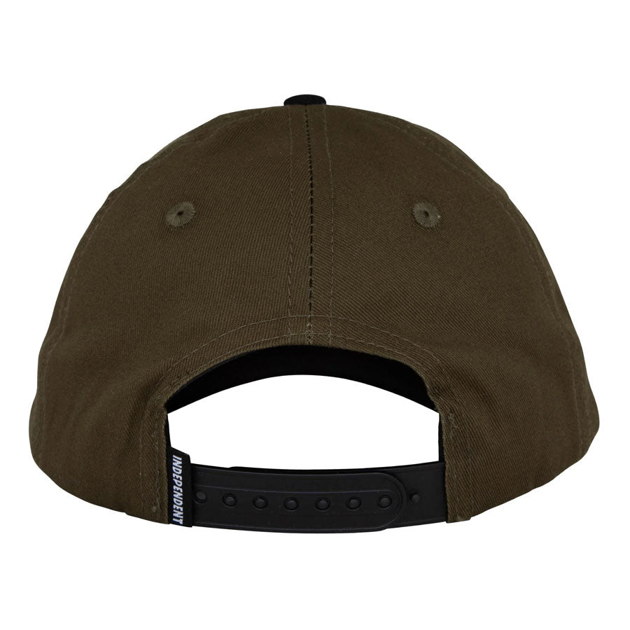 Independent Mojochrome Dad Snapback - Olive/Black