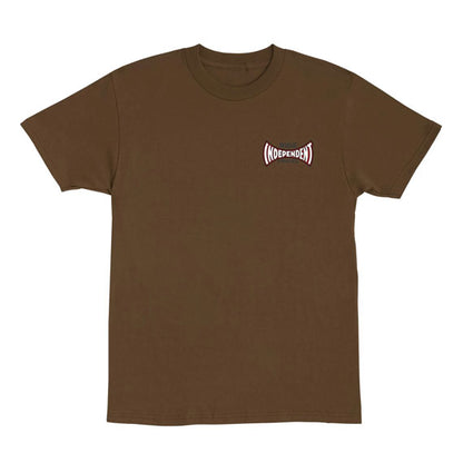 Independent Rose Span T-Shirt - Dark Chocolate