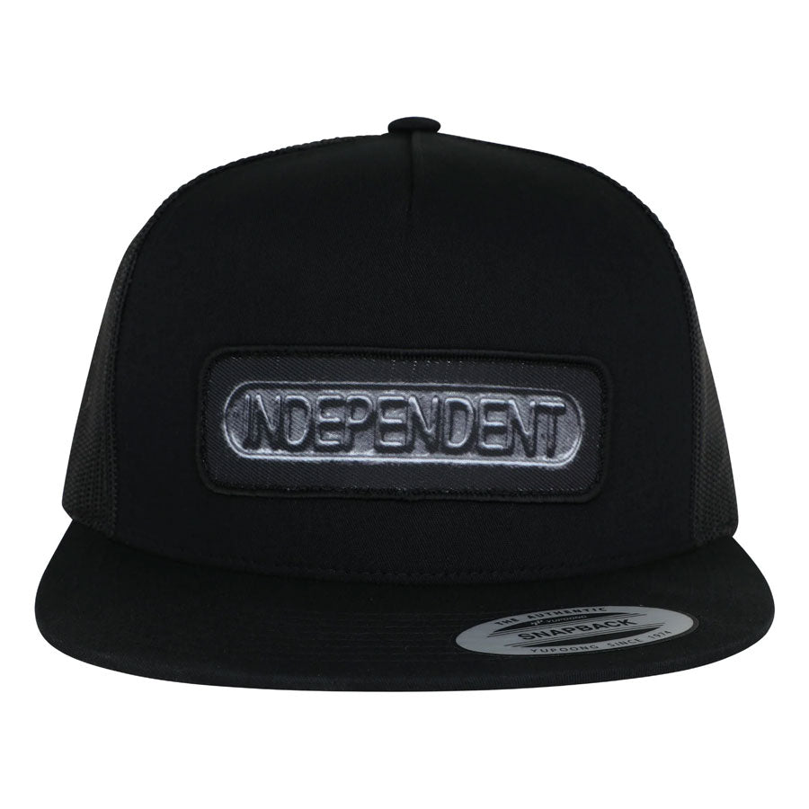 Independent Sand Cast Snapback Black