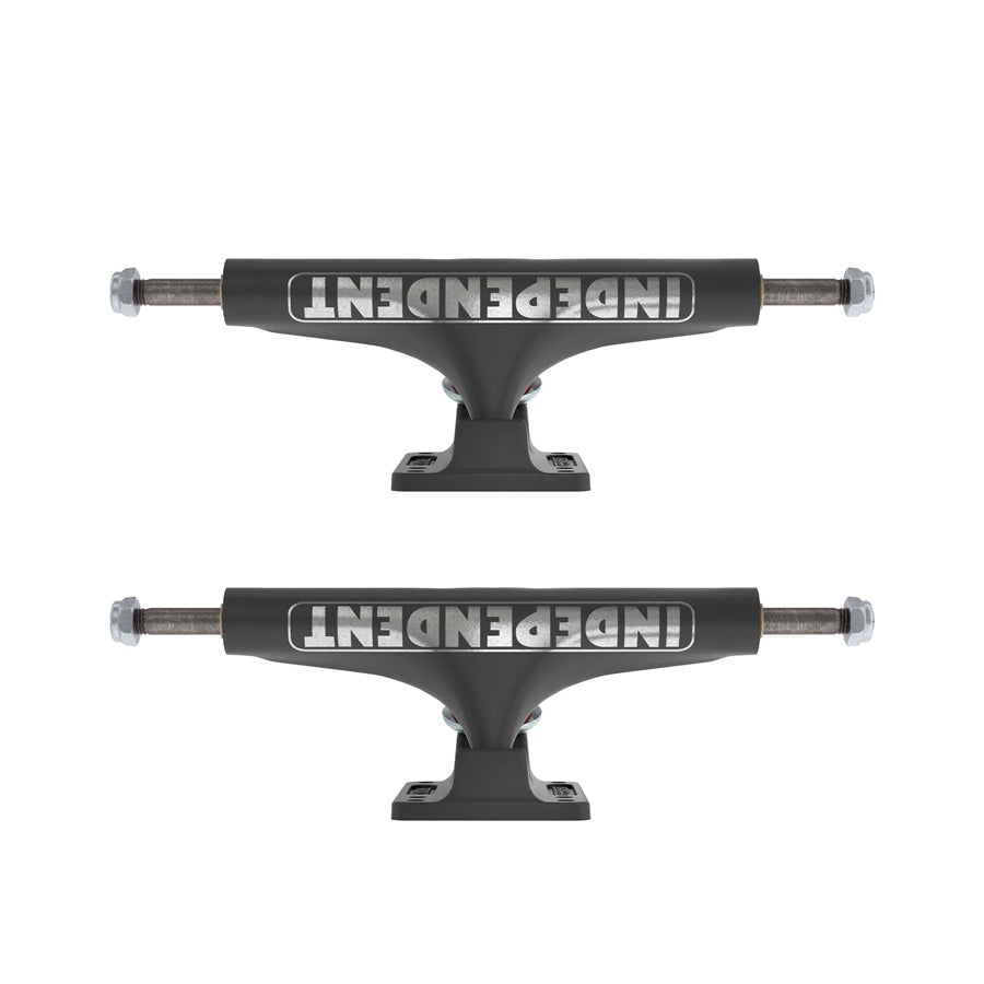 Independent Stage IV Hollow Full Bar Black Trucks