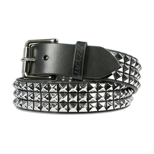 Jacuzzi PU Leather Studded Belt Black