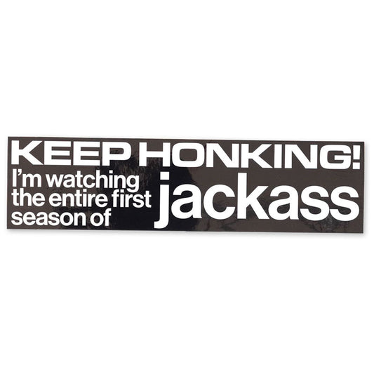 Jenkem Keep Honking Jackass Sticker