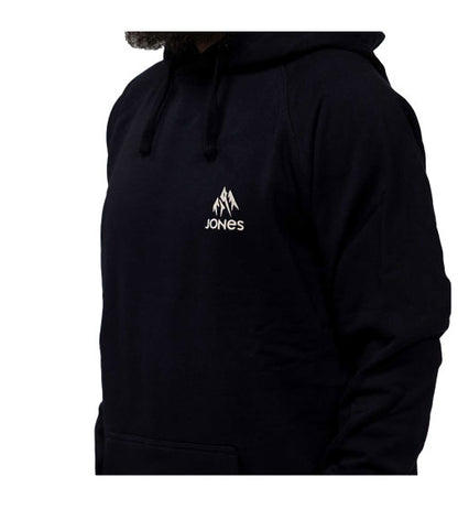 Jones Men's Truckee Organic Hoodie Stealth Black 2024