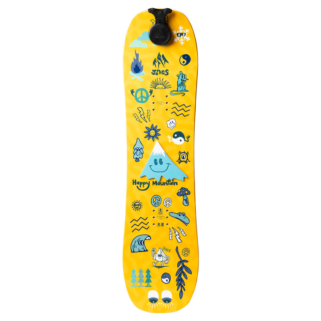Jones Kid's Happy Mountain Snowboard Package Yellow 2026
