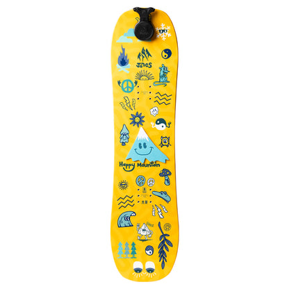 Jones Kid's Happy Mountain Snowboard Package Yellow 2026