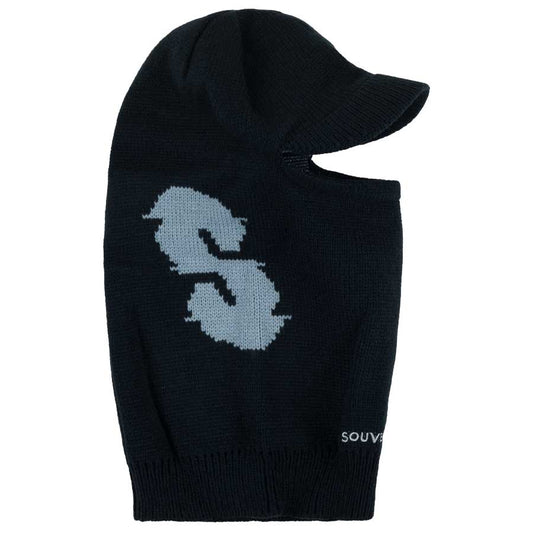 Souvenir Knit Visor Face Mask Black 2026