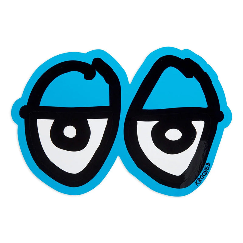 Krooked Eyes Diecut LG Sticker