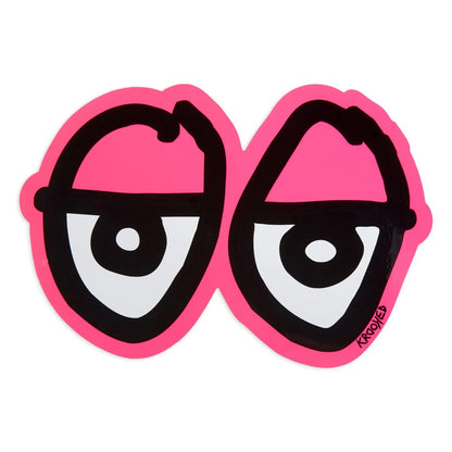 Krooked Eyes Diecut LG Sticker