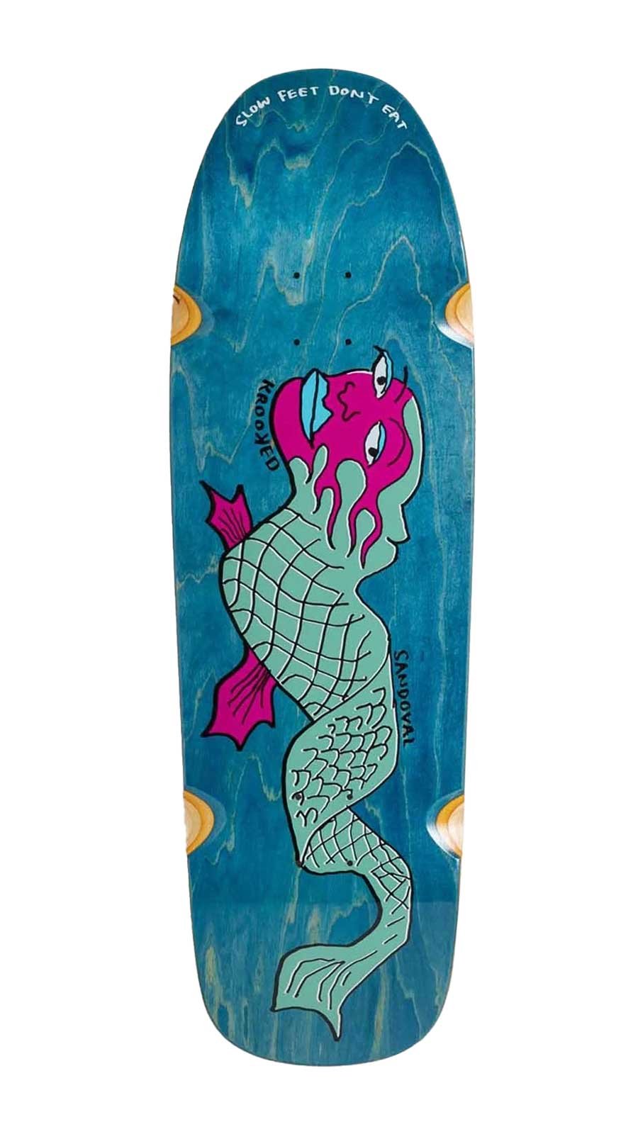 Krooked Sandoval Slow Feet Wheel Wells Deck 9.81"