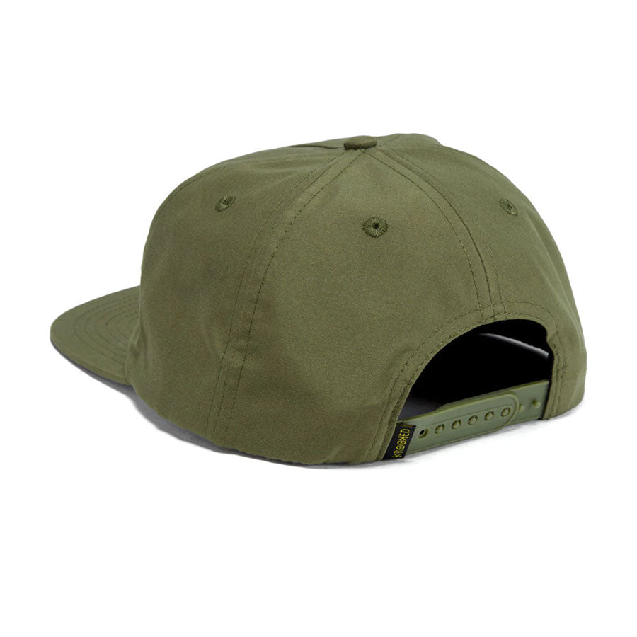 Krooked Skulls Snapback Olive