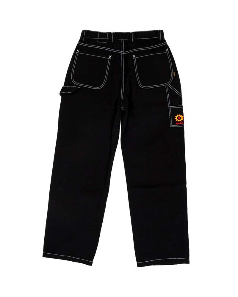 Krooked Sun Heart Carpenter Pant Black/Yellow
