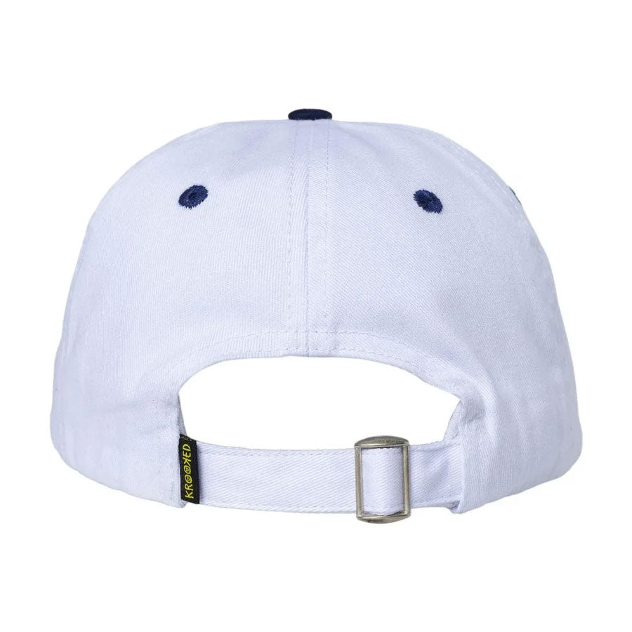 Krooked Sun Heart Snapback Cap White/Navy