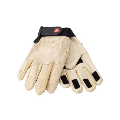 Landyachtz Velcro Fingertip Leather Slide Gloves