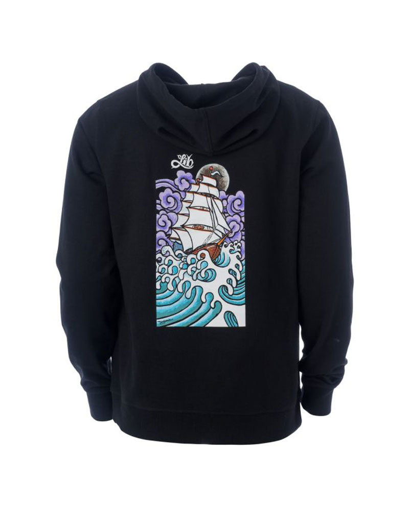 Lib-Tech Jamie Lynn Ship 30 Year Zip Hoodie Black 2026