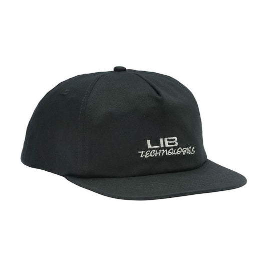 Lib-Tech Logo 5-Panel Cap Black 2026