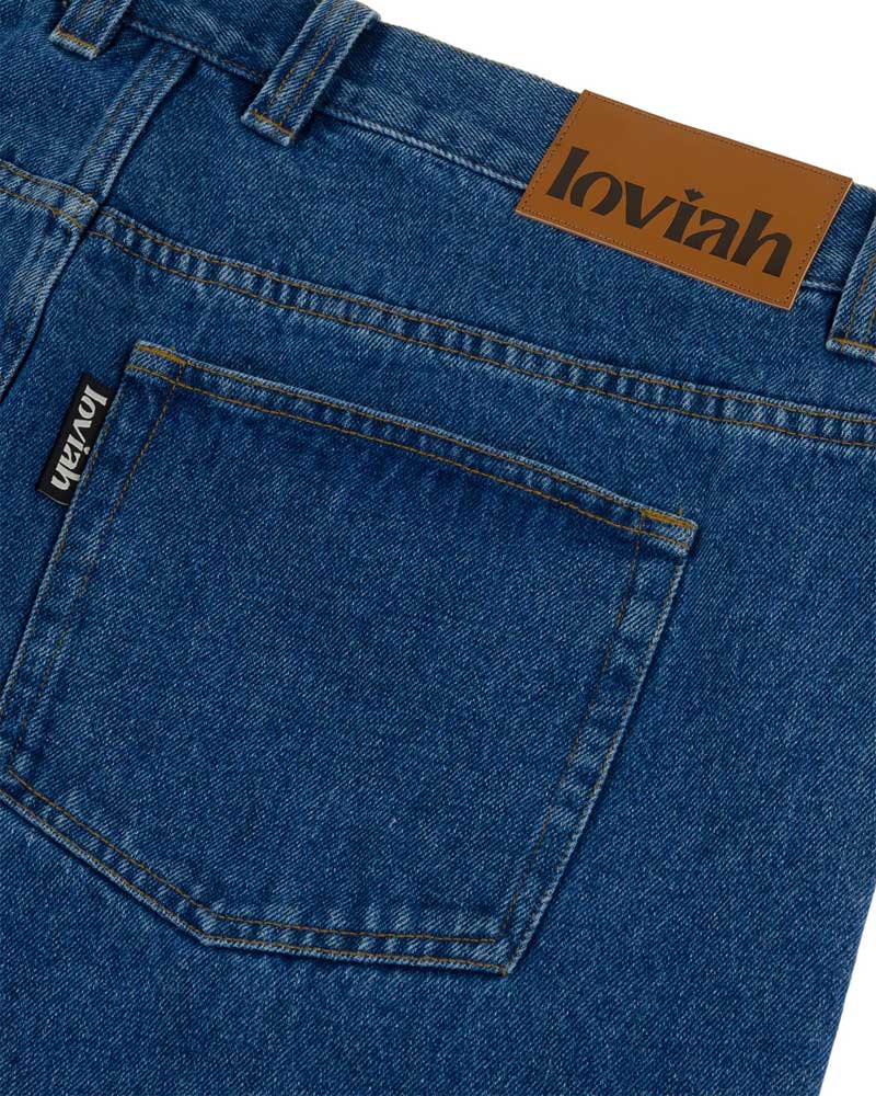 Loviah Og Baggy 5 Pocket Denim Indigo Medium Wash