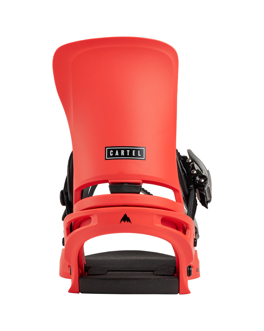 Burton Men's Cartel Re:Flex Snowboard Bindings Hot Tamale 2027
