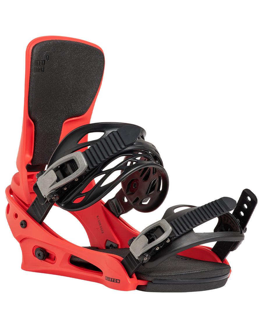 Burton Men's Cartel Re:Flex Snowboard Bindings Hot Tamale 2027