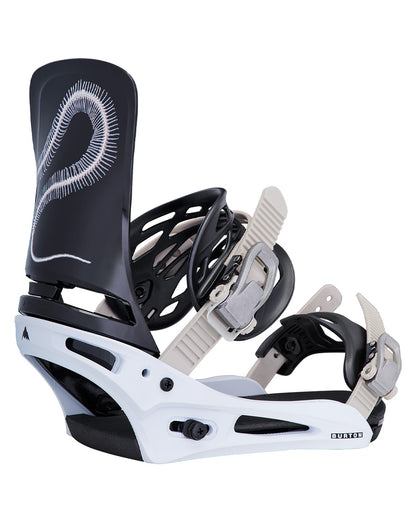 Burton Men's Cartel Re:Flex Snowboard Bindings Skeleton Snake 2027