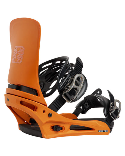 Burton Men's Cartel X Re:Flex Snowboard Bindings Goldfish Orange 2027
