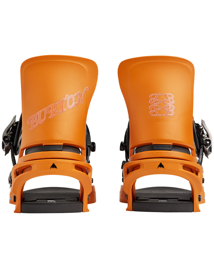 Burton Men's Cartel X Re:Flex Snowboard Bindings Goldfish Orange 2027