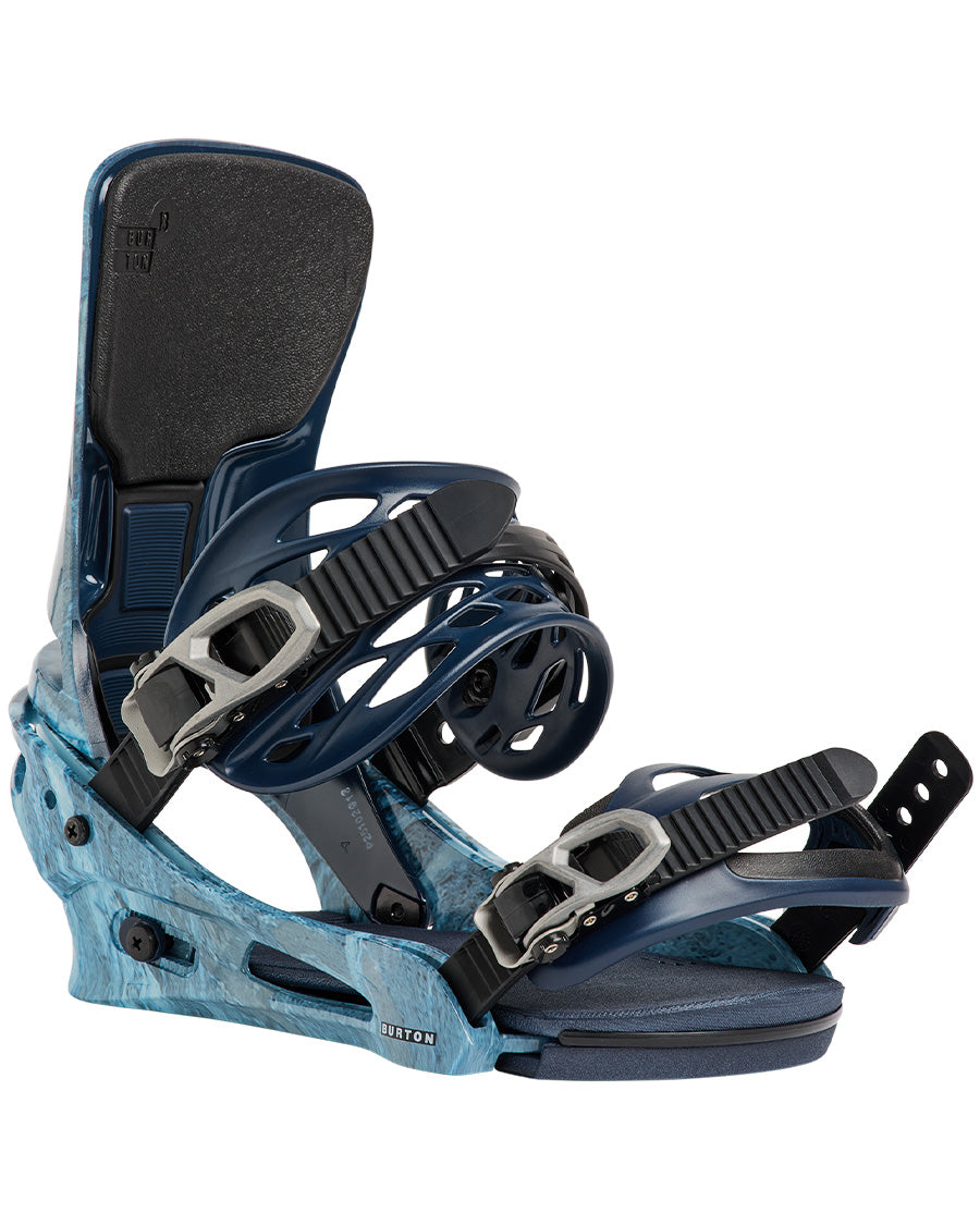 Burton Men's Cartel X Re:Flex Snowboard Bindings Marbled Stone 2027