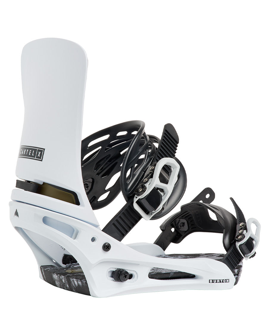Burton Men's Cartel X Re:Flex Snowboard Bindings White 2027