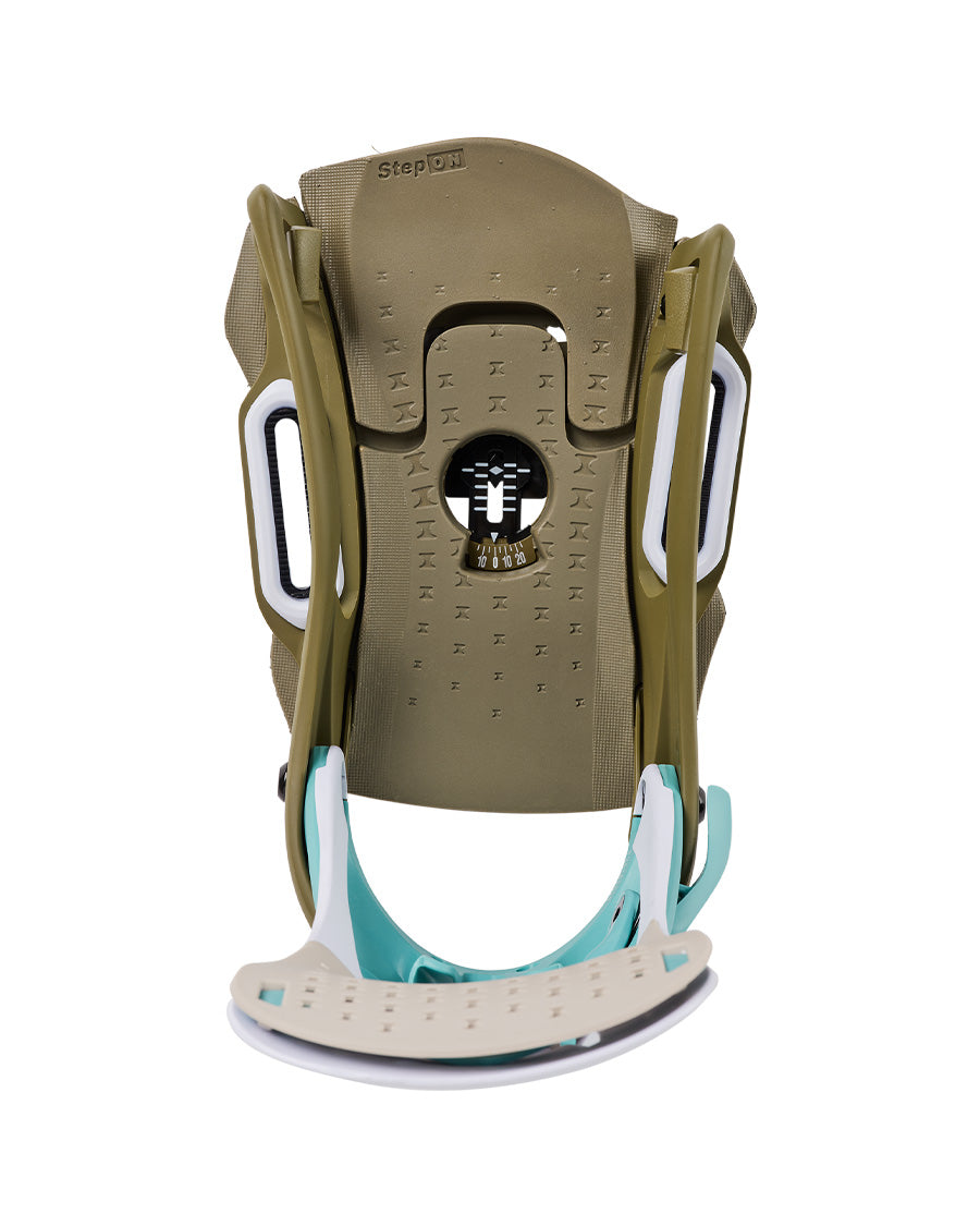 Burton Men's Step On® Genesis EST® Bindings White/Dried Moss 2027