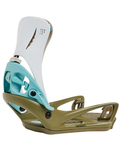 Burton Men's Step On® Genesis Re:Flex Bindings White/Dried Moss 2027