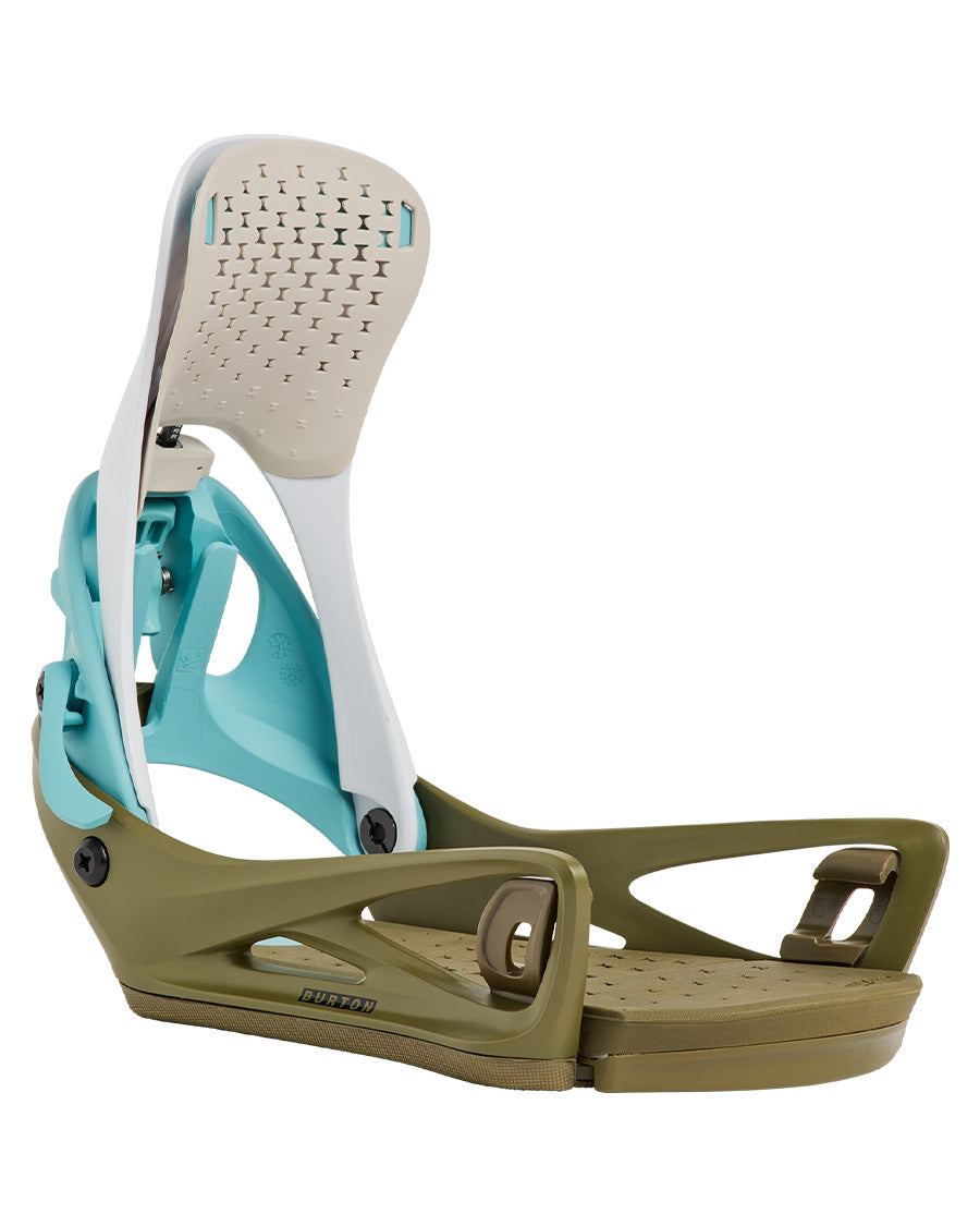 Burton Men's Step On® Genesis Re:Flex Bindings White/Dried Moss 2027