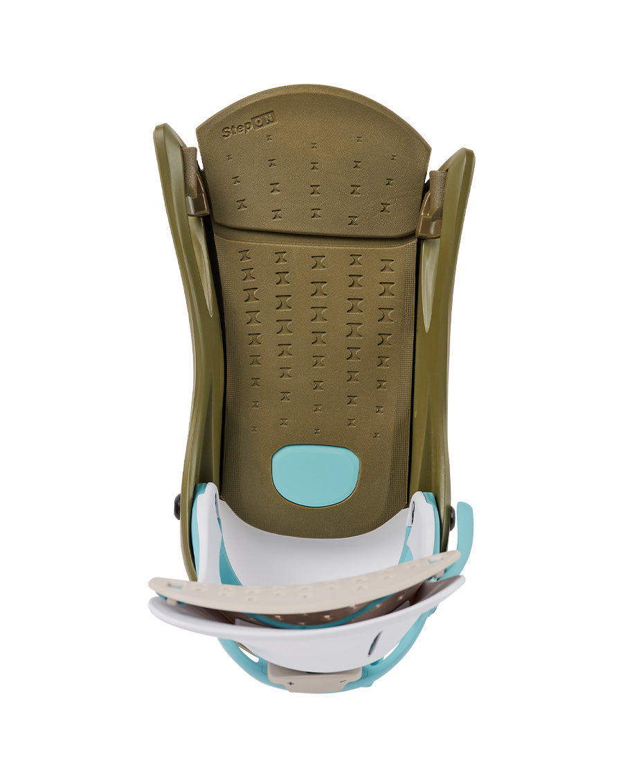 Burton Men's Step On® Genesis Re:Flex Bindings White/Dried Moss 2027
